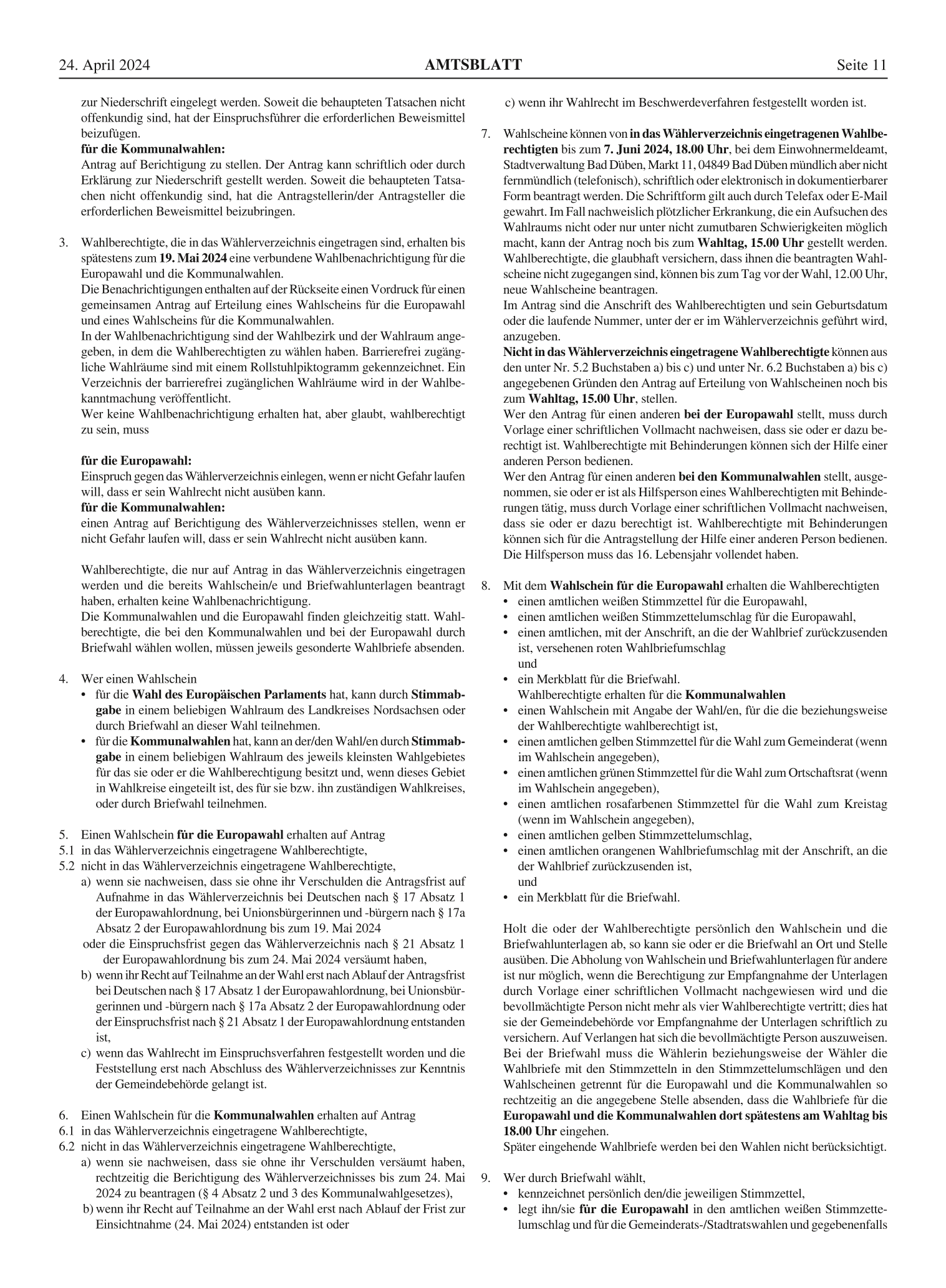 Amtsblatt Nr. 05/2024 vom 24.04.2024 Seite 3