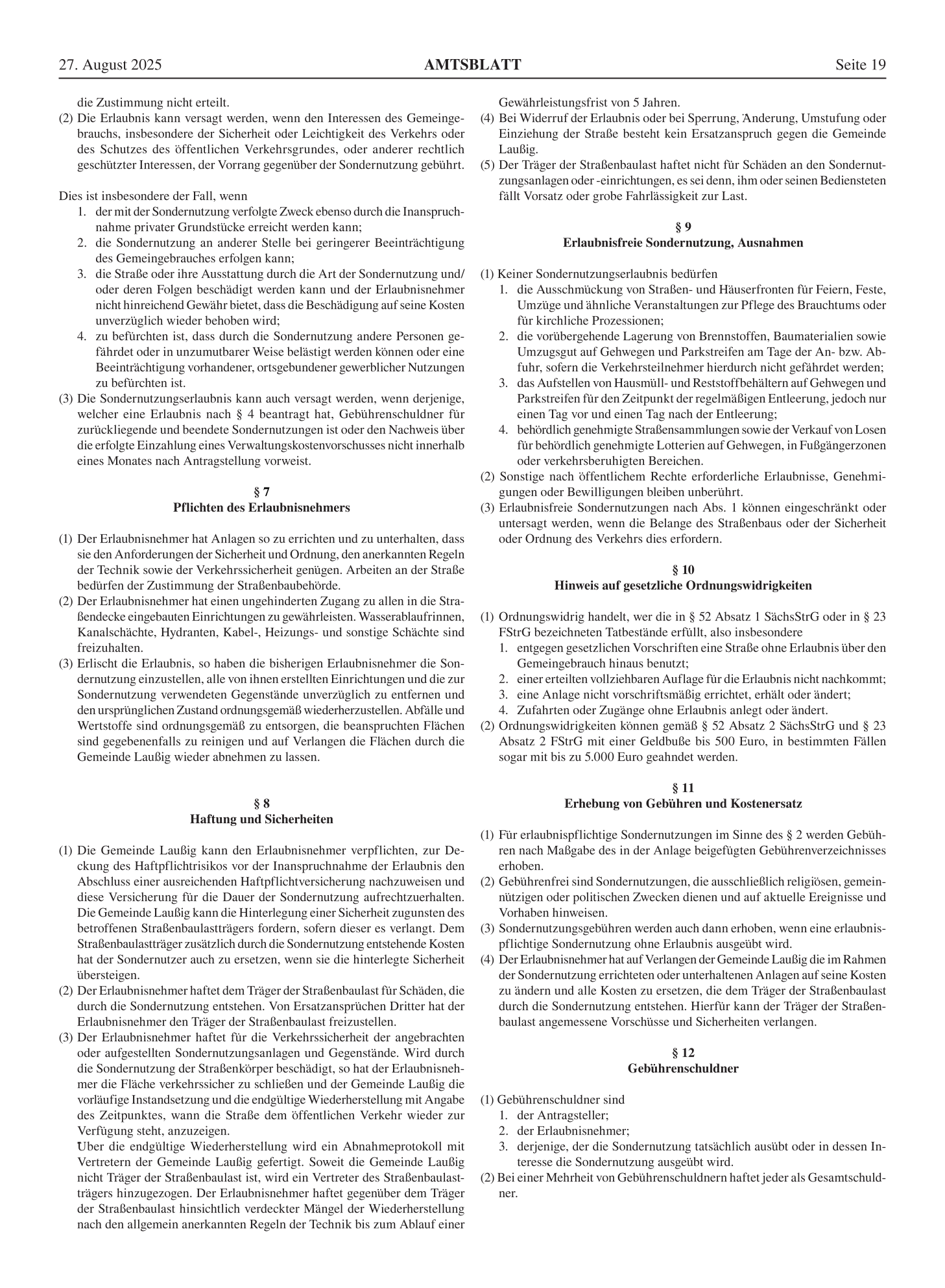 Amtsblatt Nr. 11/2025 vom 27.08.2025 Seite 3