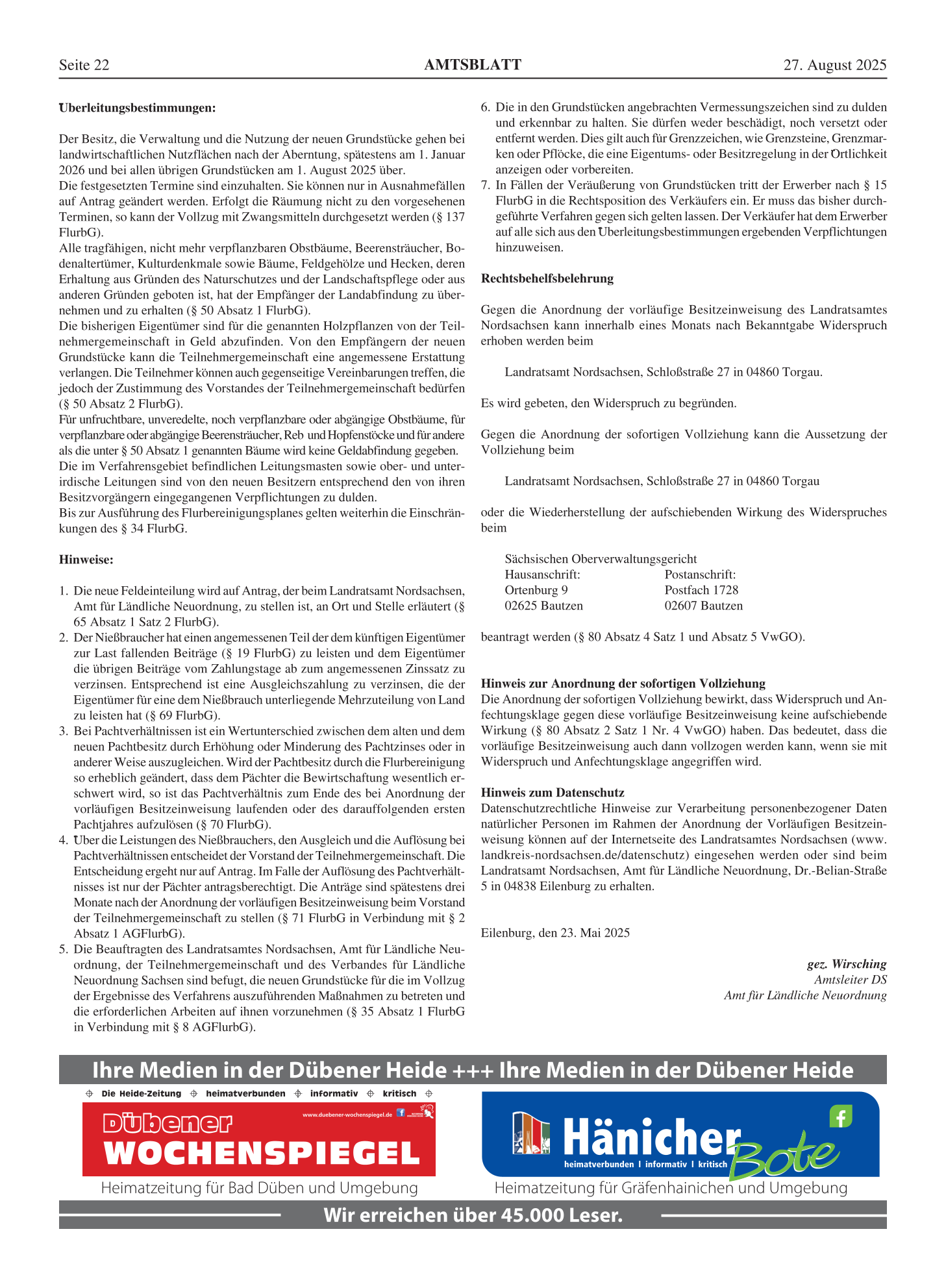 Amtsblatt Nr. 11/2025 vom 27.08.2025 Seite 6