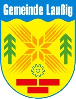 Wappen der Gemeinde Laußig Wappen der Gemeinde Laußig